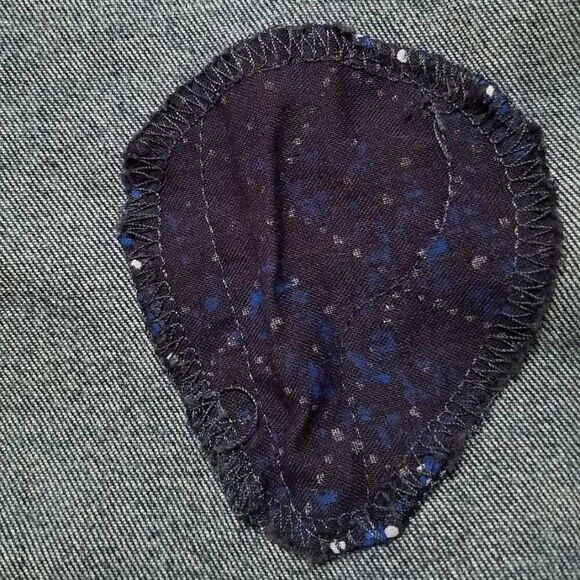 Maurices Upcycled Distressed Jean Shorts with British Flag Pocket Medium - Picture 13 of 13